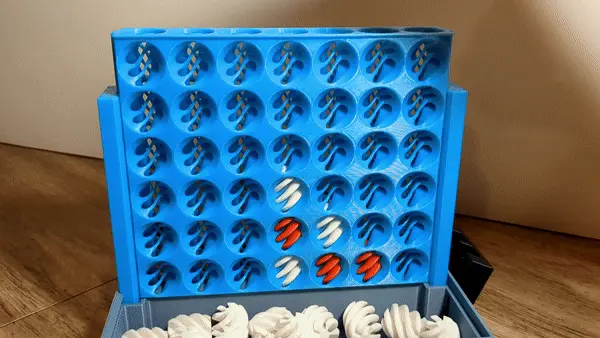 Connect 4-Tex (jogo Connect 4 com mecanismo Vortex/Passthrough)