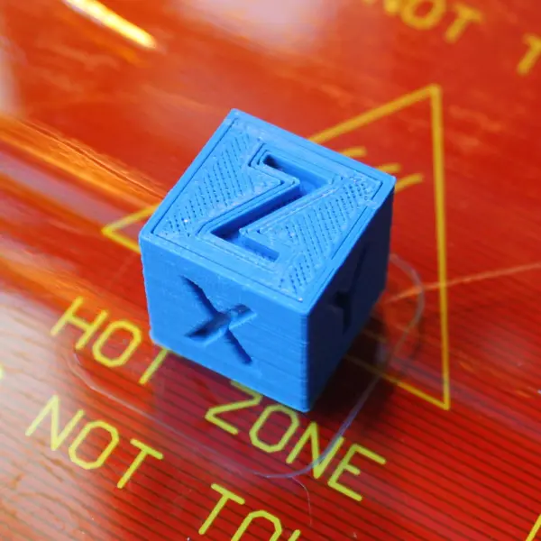 Cubo de calibração XYZ de 20 mm